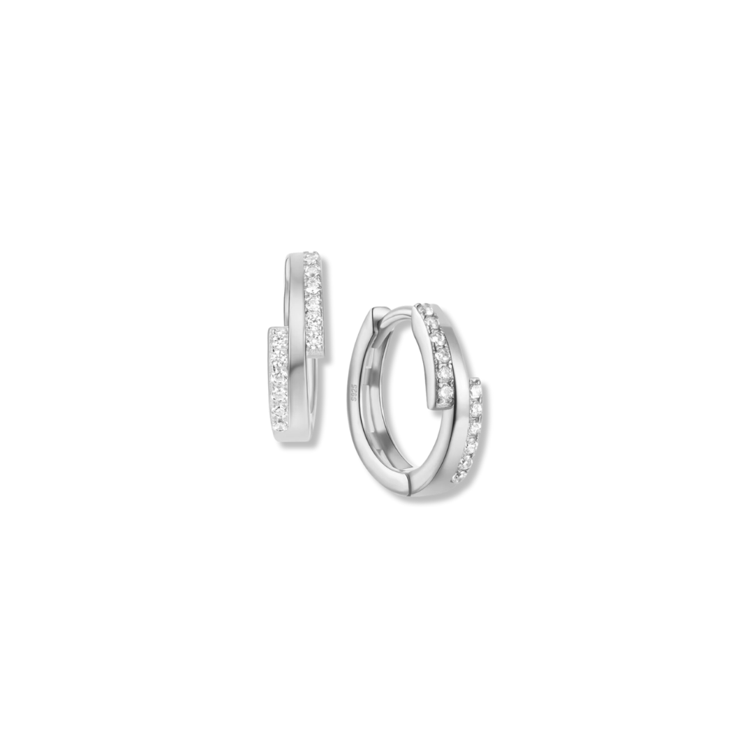 Arete Doble con Zirconia