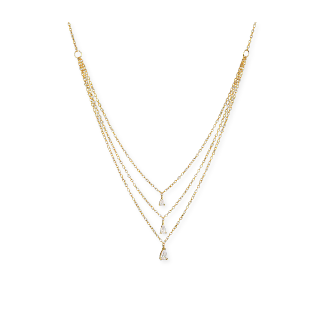 Collar Tres en Uno Gota