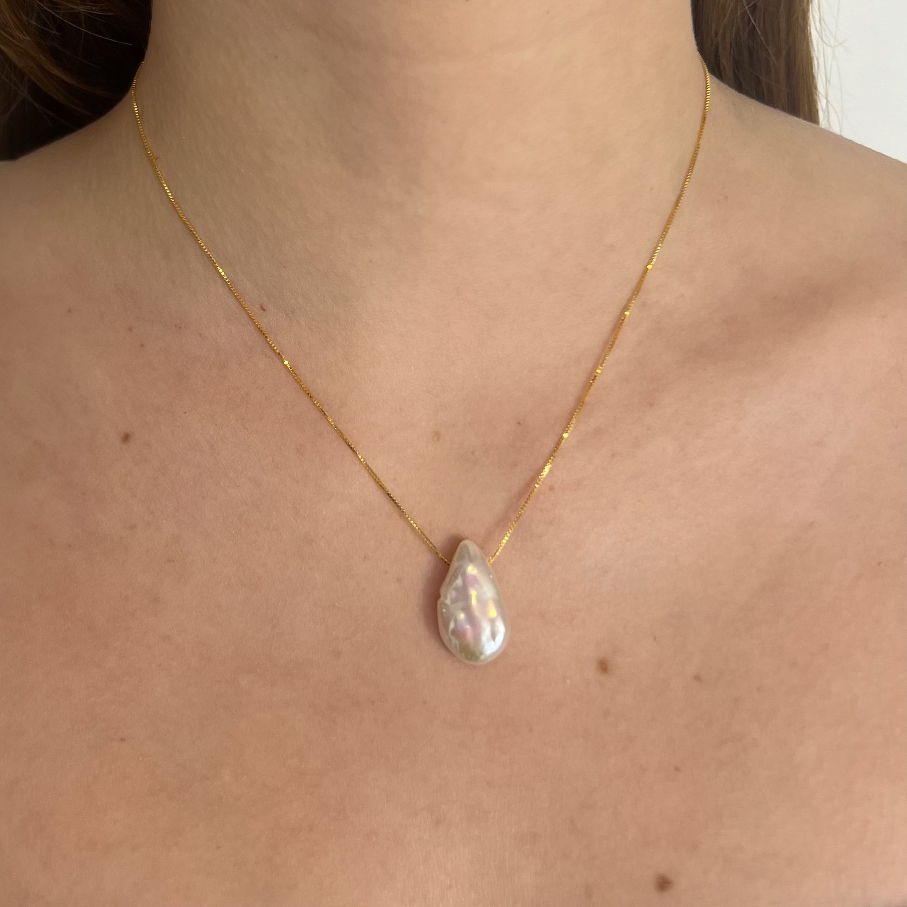 Collar Perla Natural