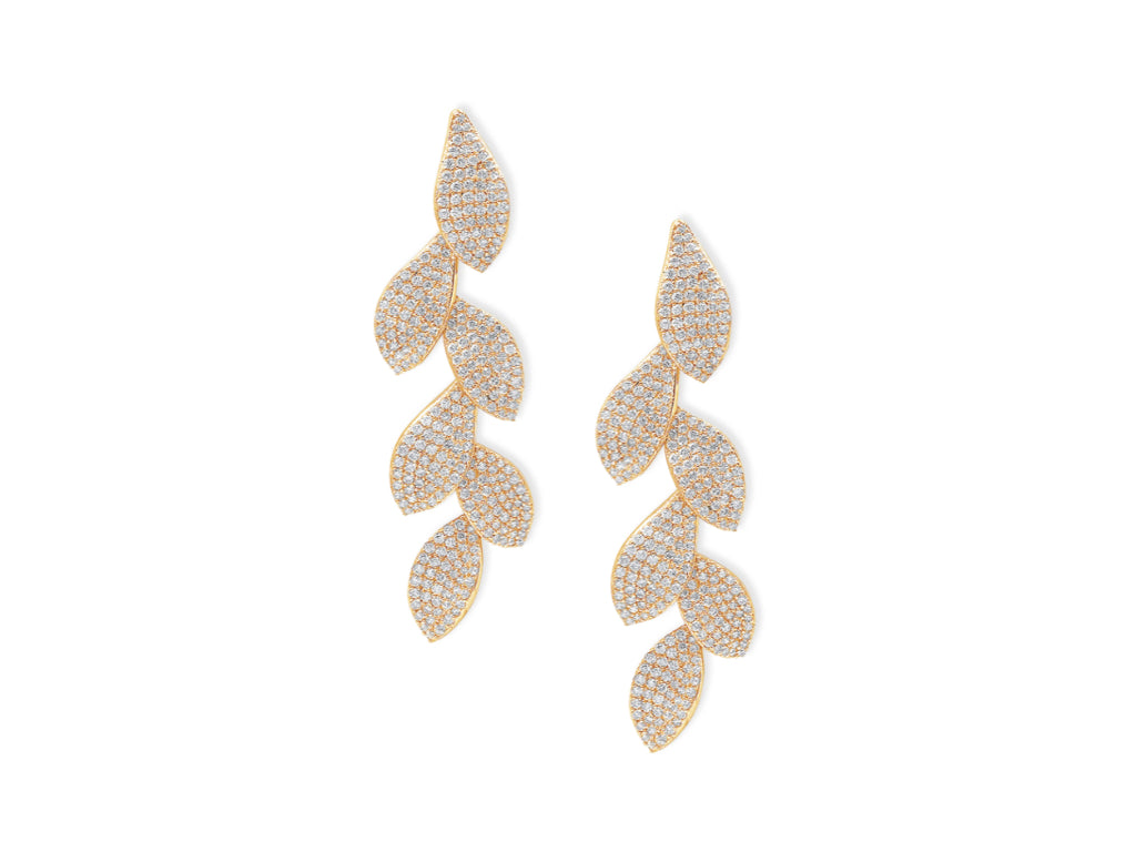 Aretes Hanging Leaves