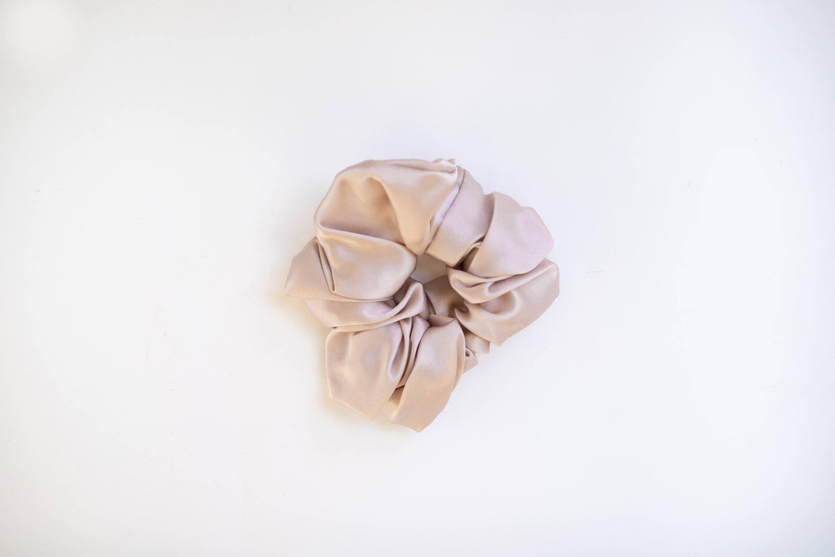 Scrunchie Rosa de Seda
