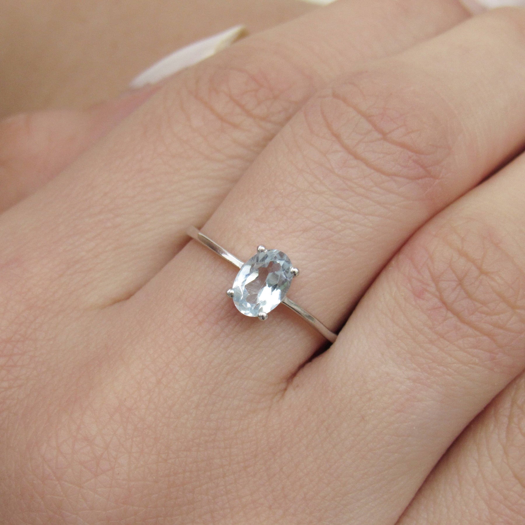 Anillo Topaz Azul