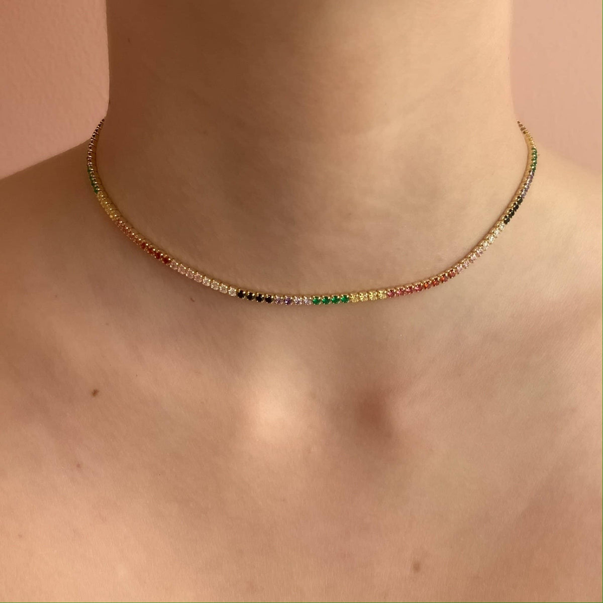 Choker Arcoíris