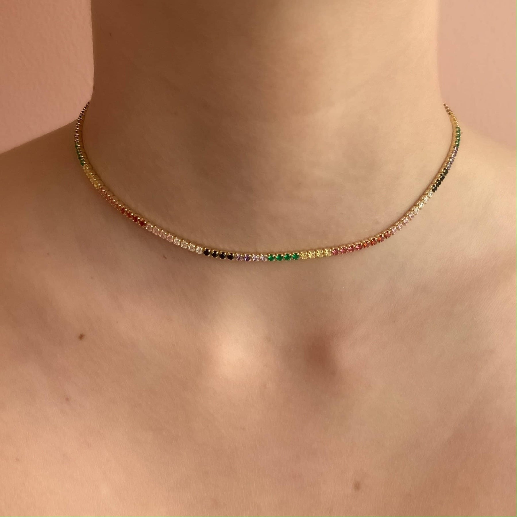 Choker Arcoíris