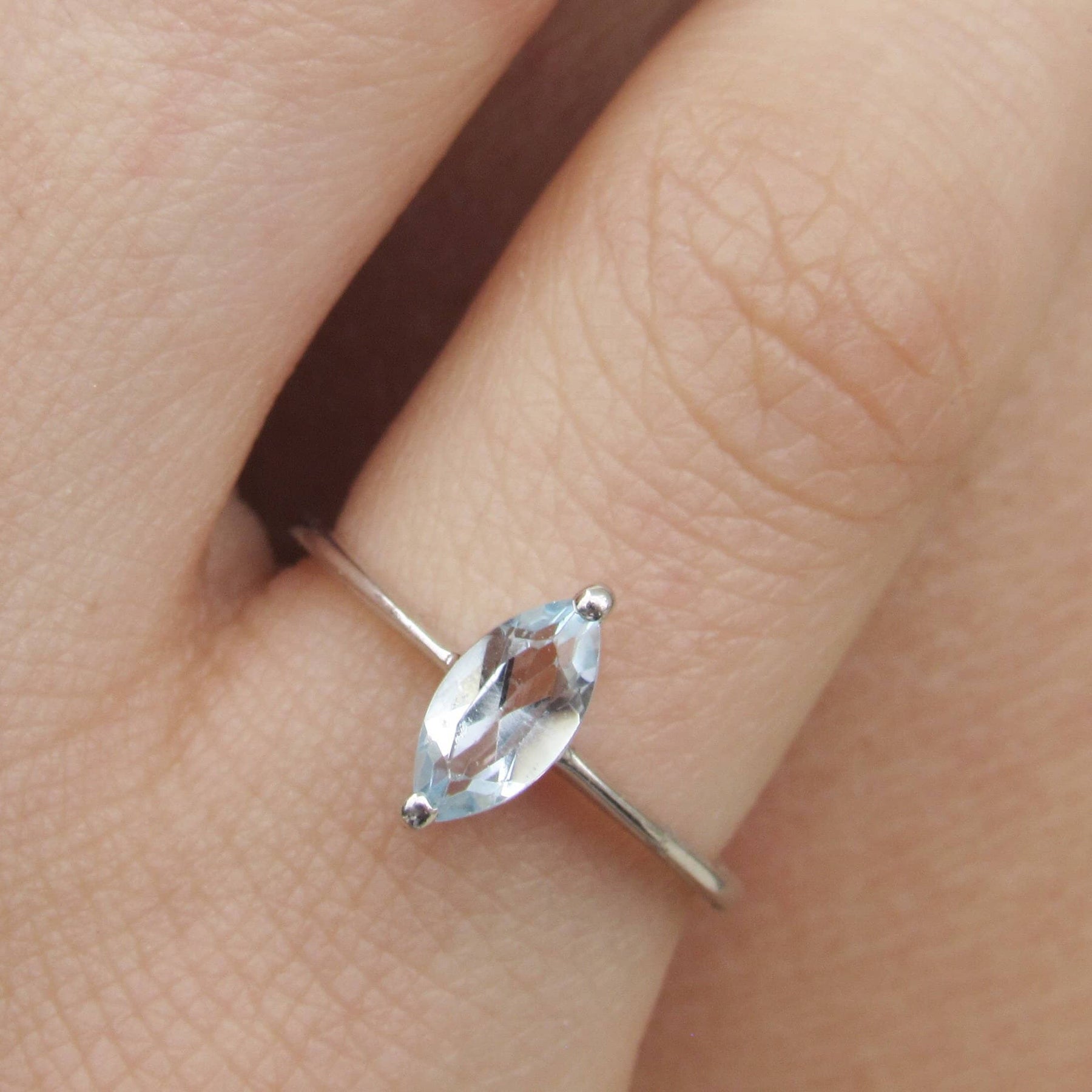Anillo Topaz Azul