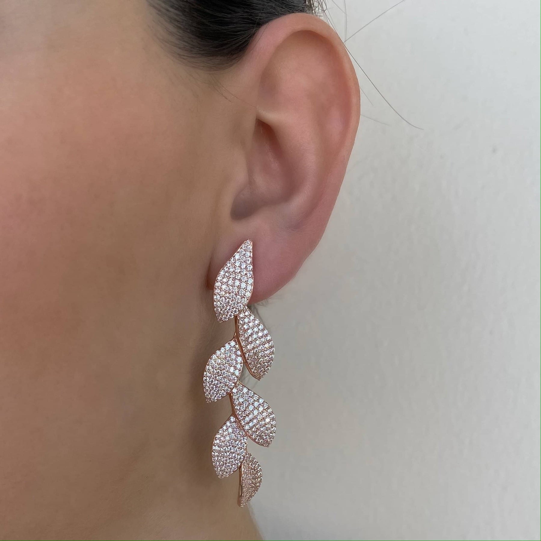 Aretes Hanging Leaves