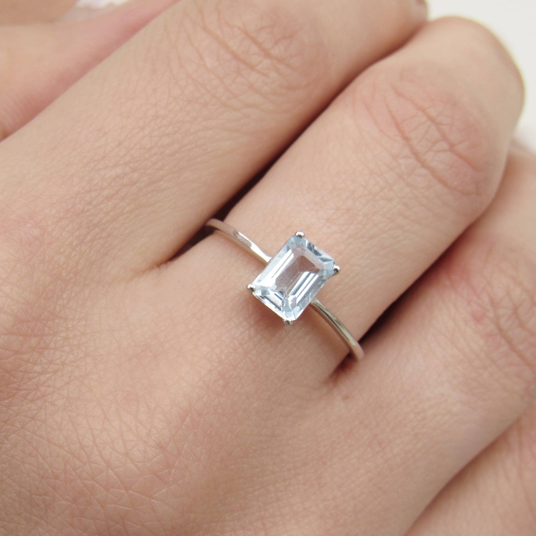 Anillo Topaz Azul