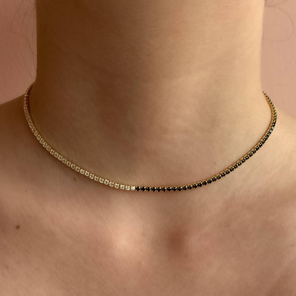 Choker Doble Color
