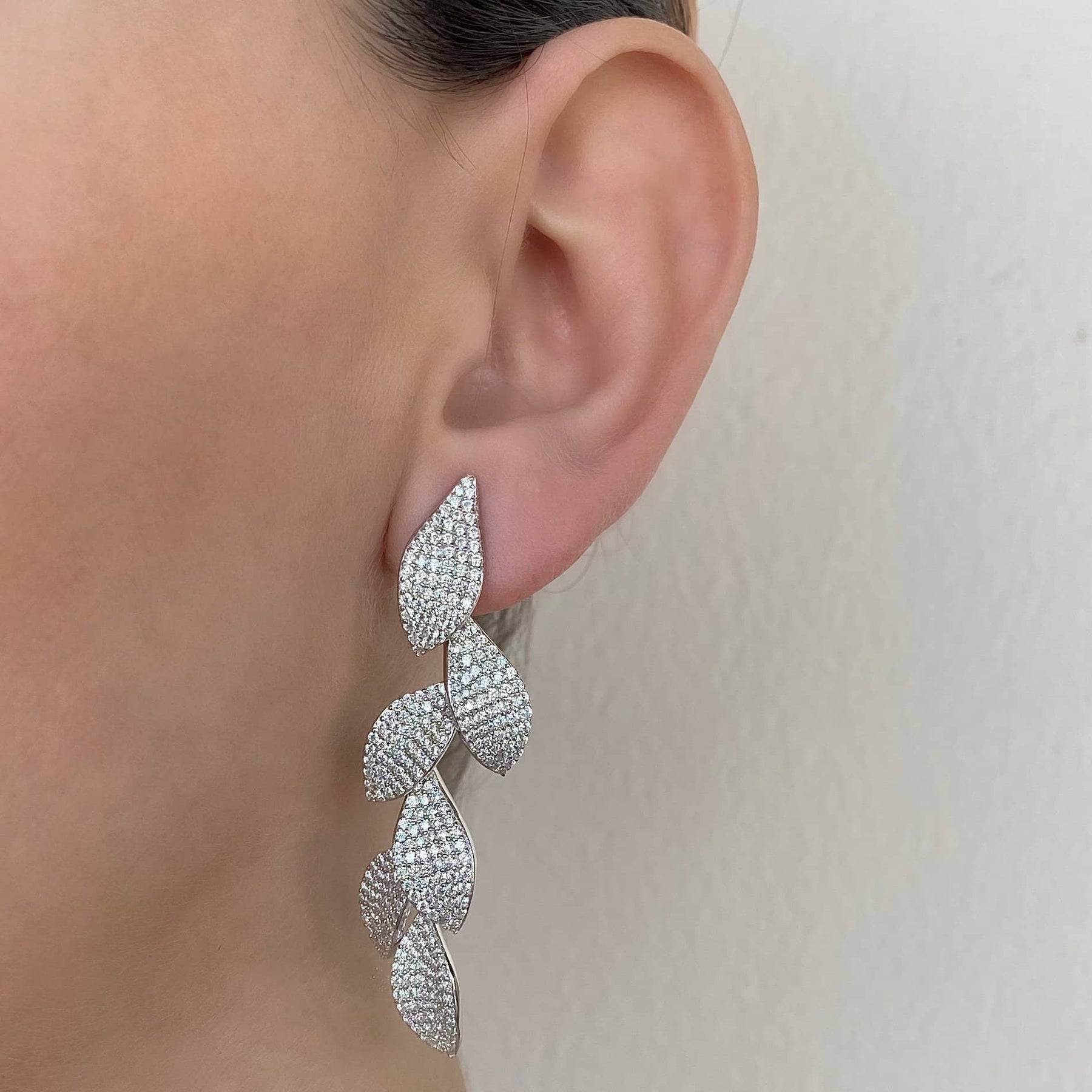 Aretes Hanging Leaves