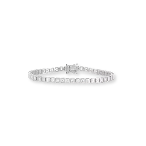 Tennis Bracelet Bezel Baguette