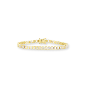Tennis Bracelet Bezel Baguette