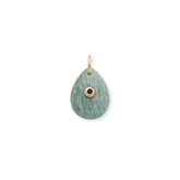 Dije Piedra Natural Placa Gota con Cz