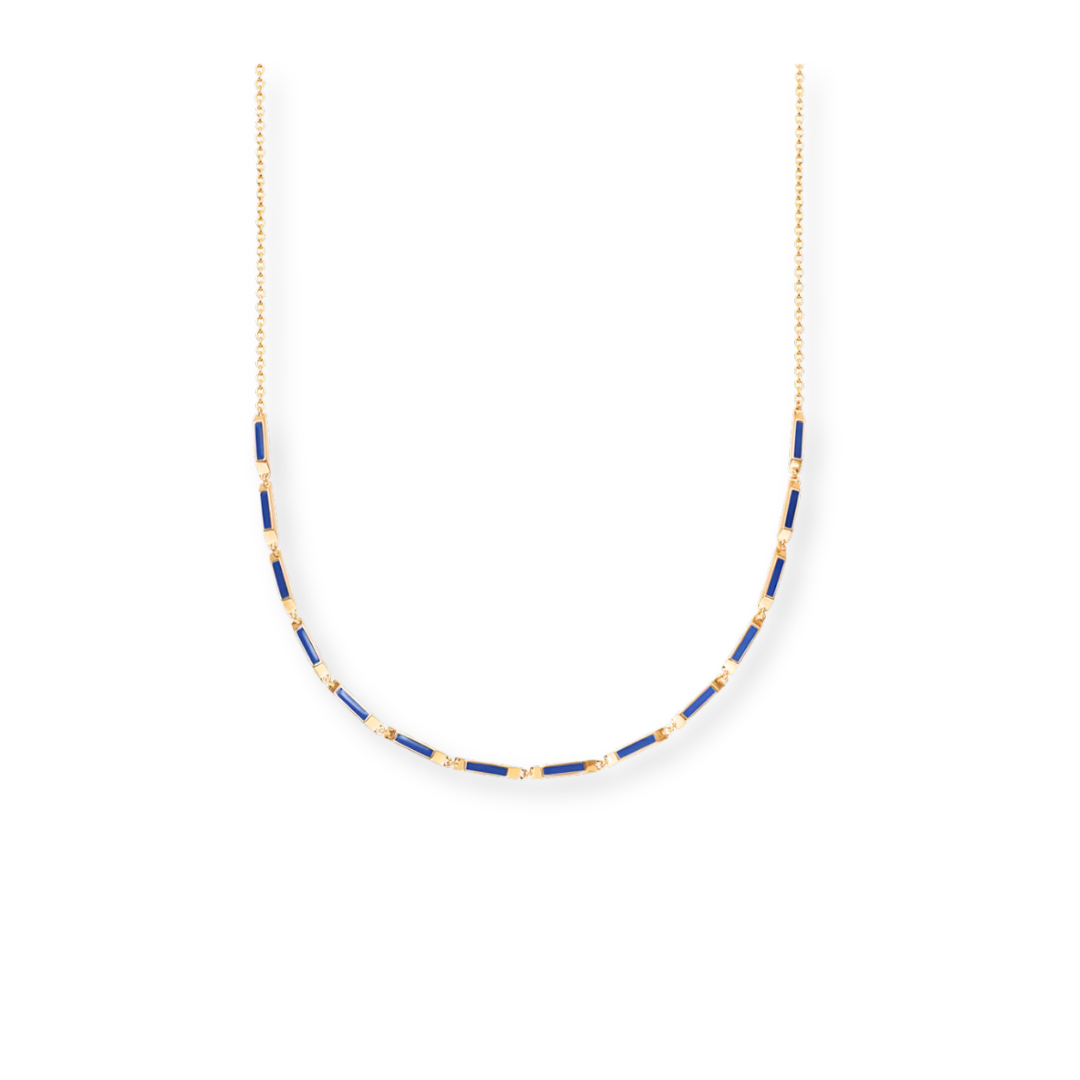 Collar Enamel Azul