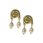 Aretes Caracol Perla