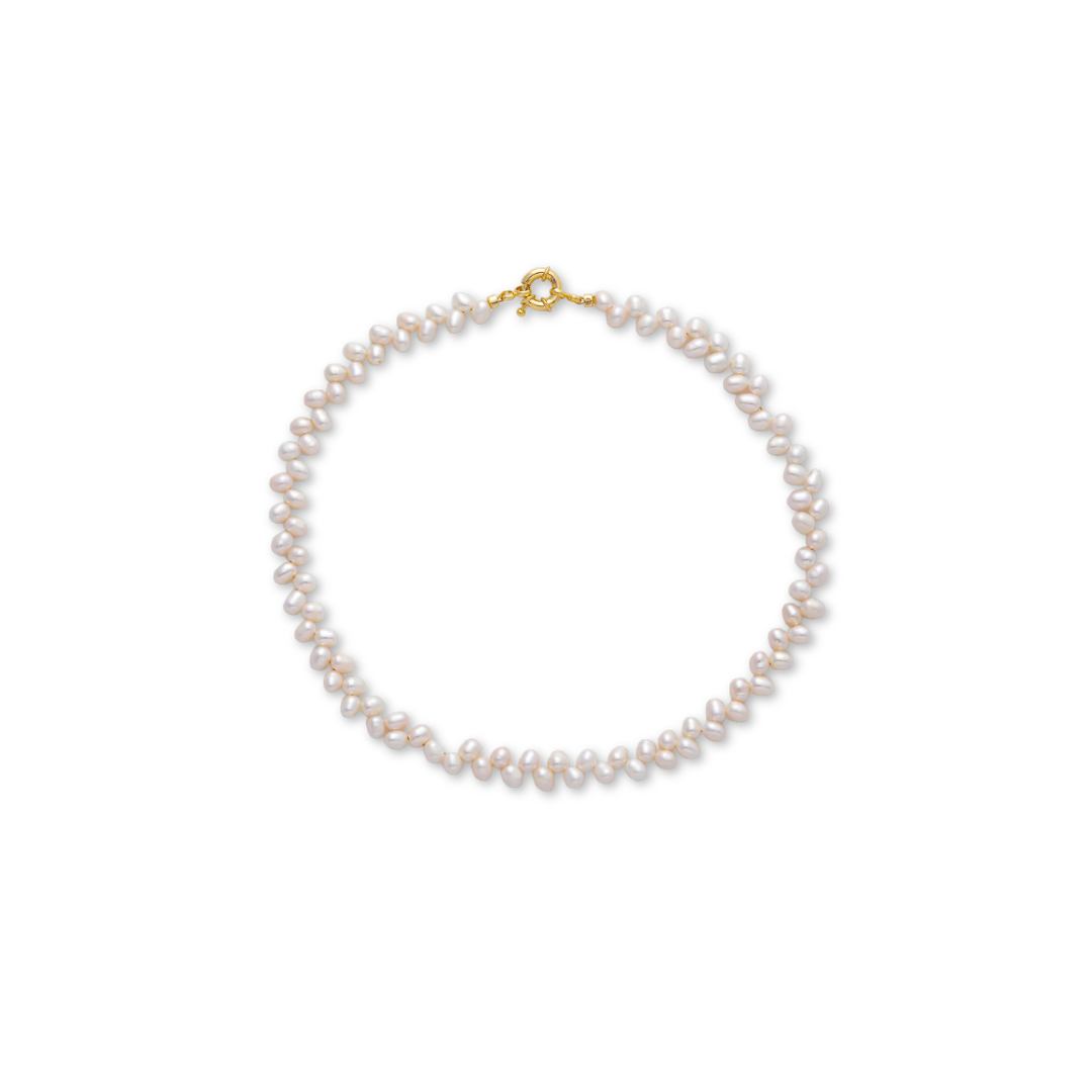 Collar Doble Perla
