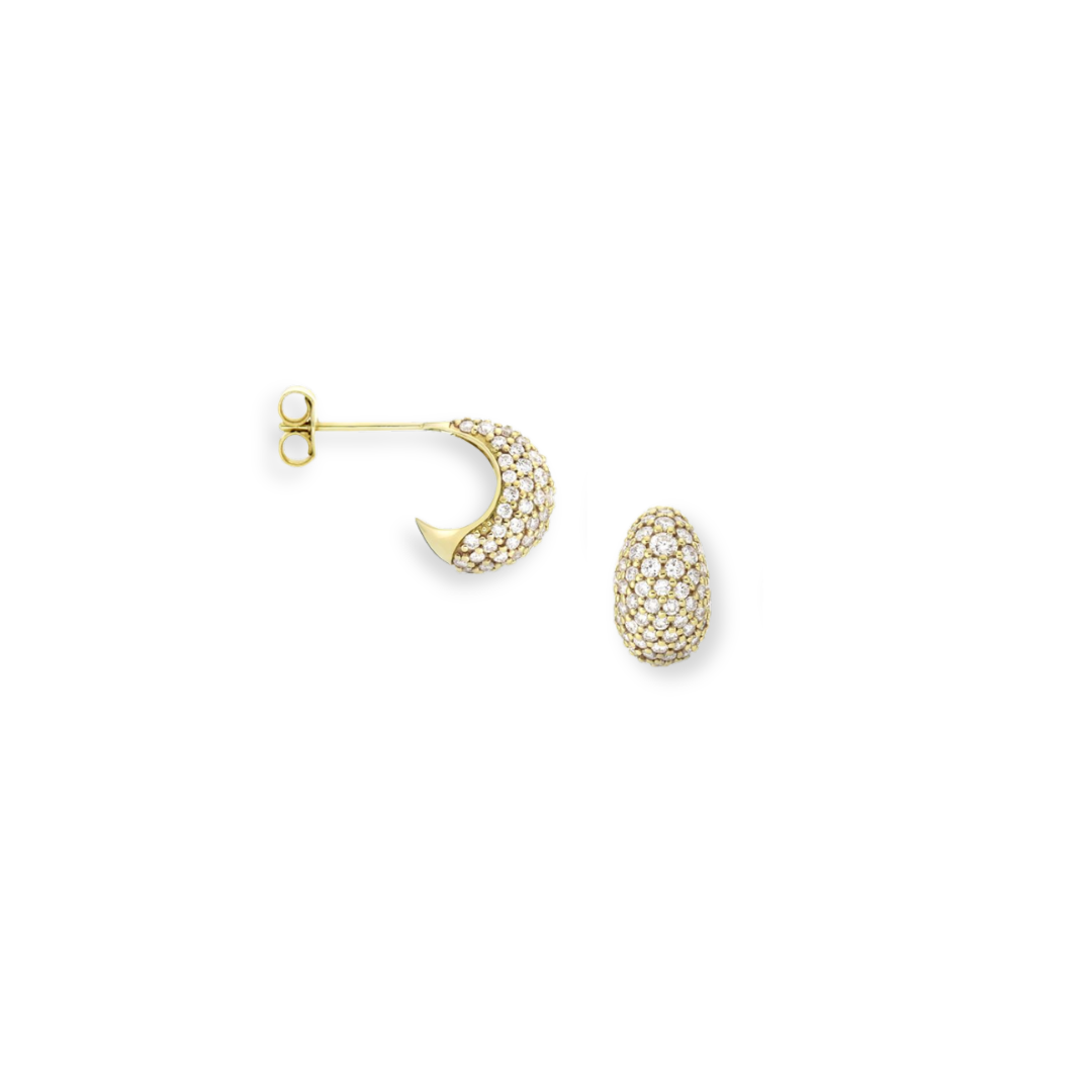 Aretes de Gota con Cz Mini