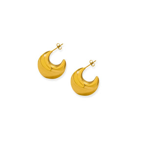 Aretes Gota Media Luna