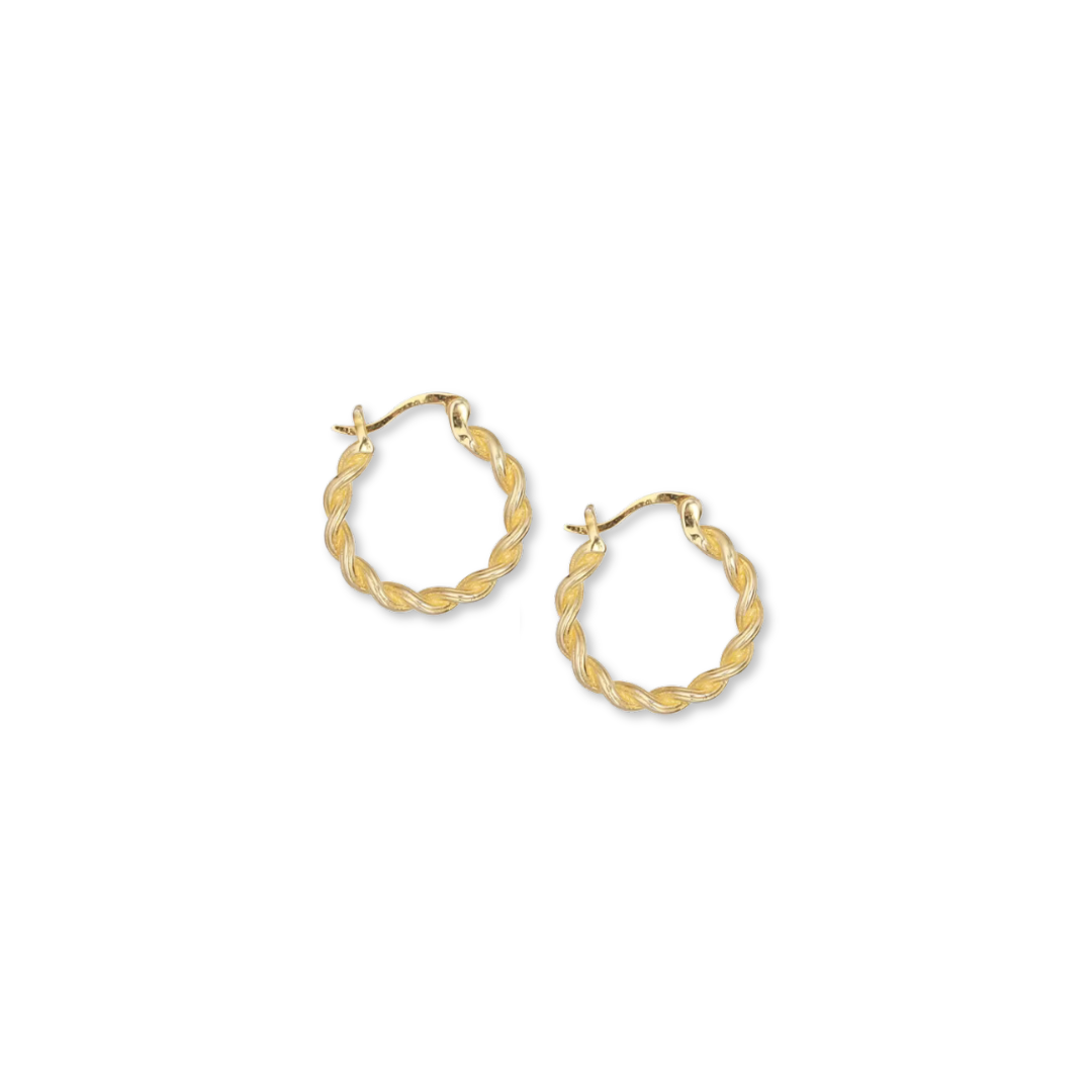 Arracadas Texture Hoops