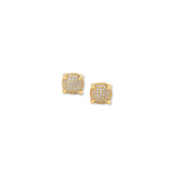 Studs Cuadrados con Zirconia