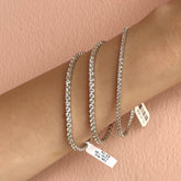 Tennis Bracelet Lab Diamond Oro Blanco 14K