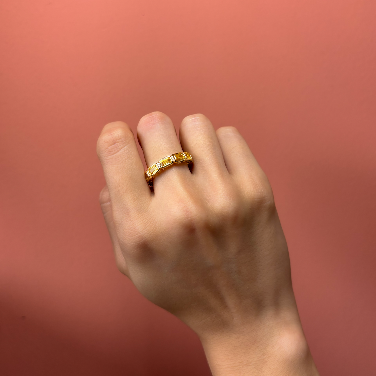Anillo Vintage Baguette