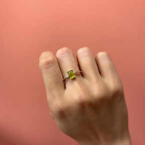 Anillo Peridoto