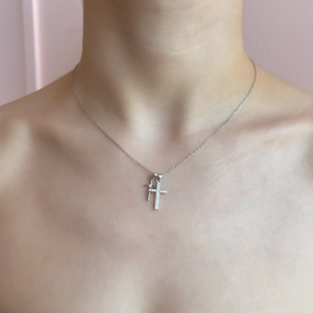 Collar Doble Cruz