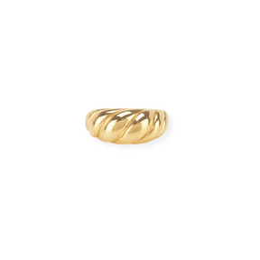 Anillo Dorado Croissant