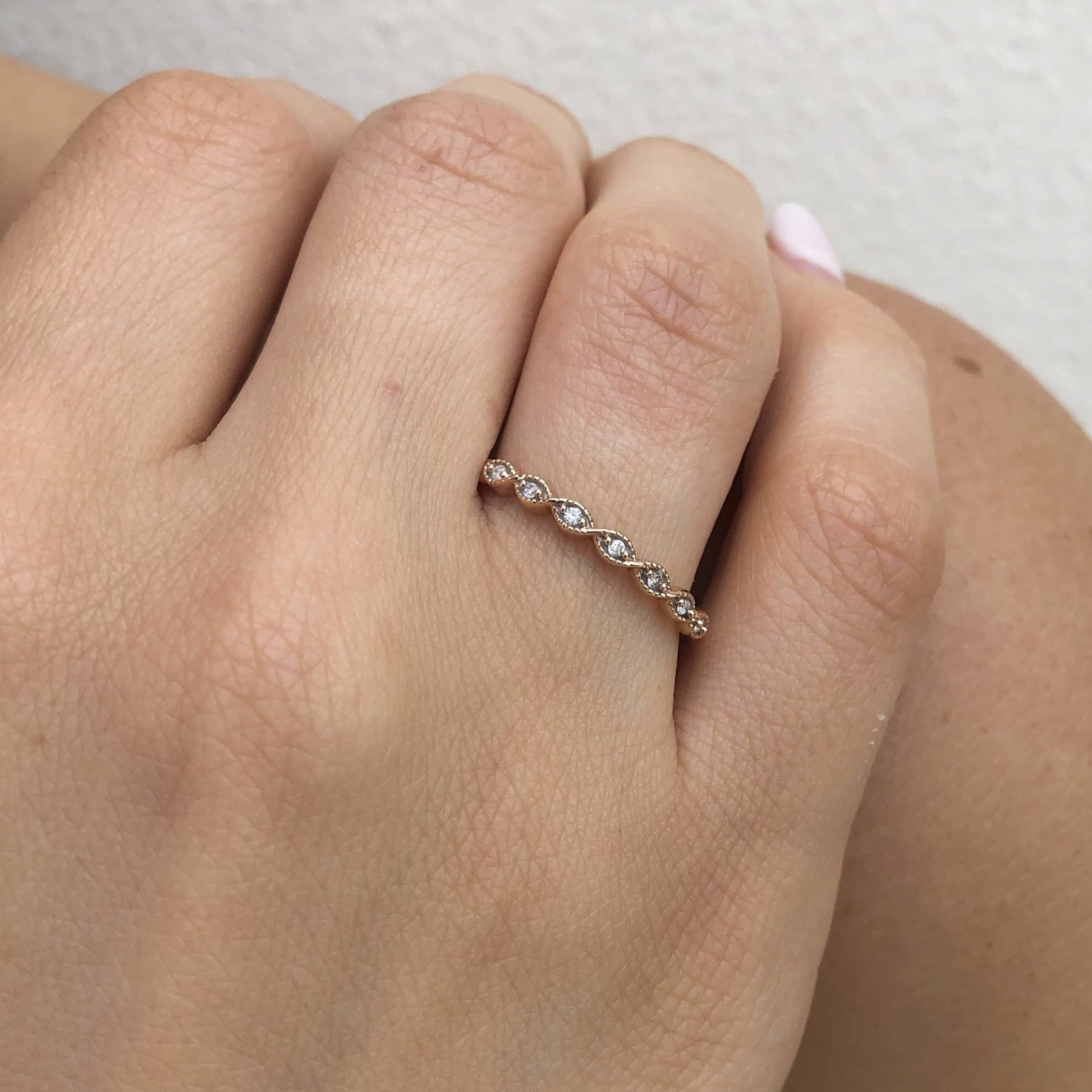 14K Oval Ring