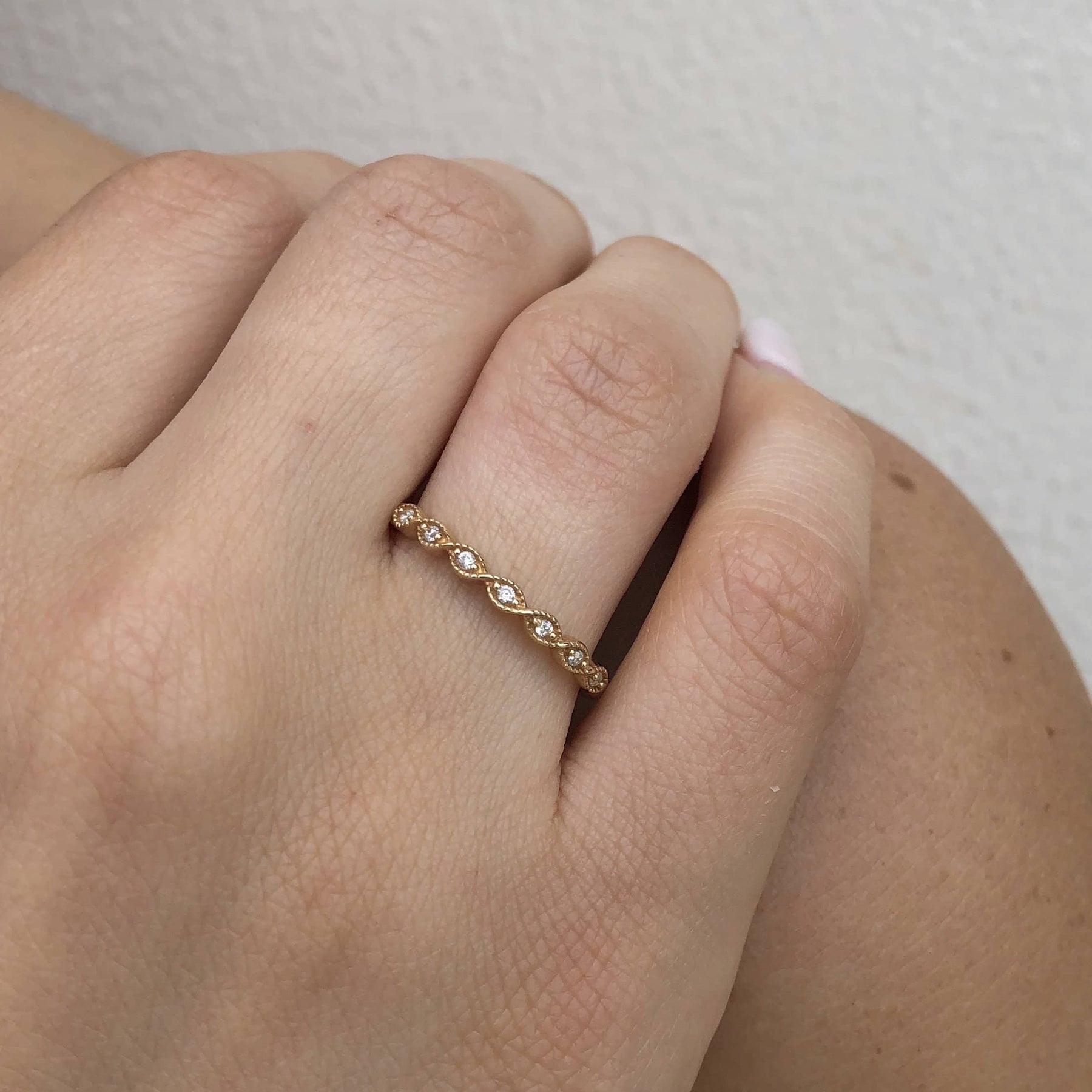 14K Oval Ring